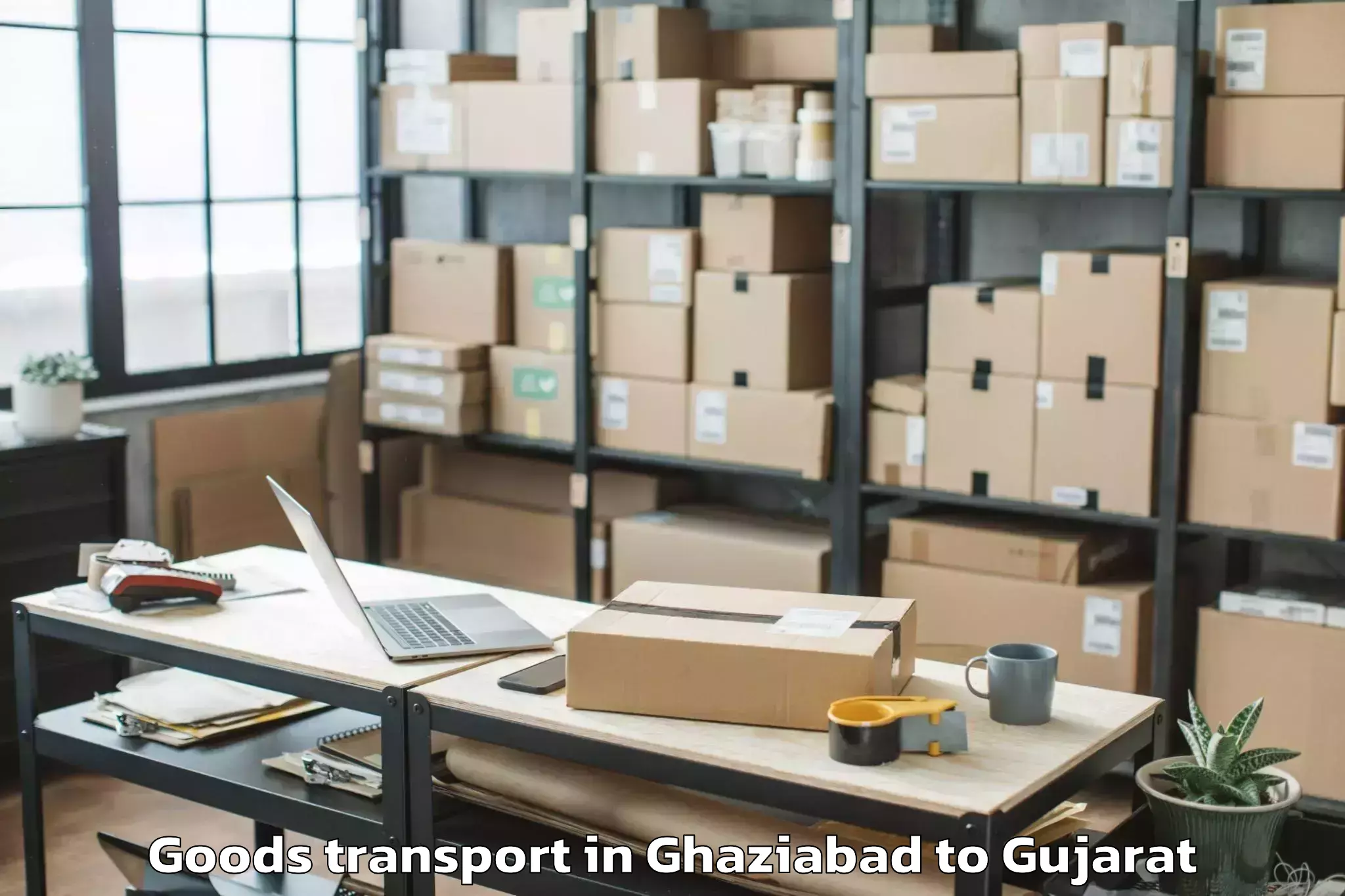 Ghaziabad to Sagbara Goods Transport Booking